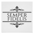 Suche nach semper fidelis poster Immer treu