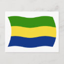 Suche nach gabun postkarten Flagge von gabun