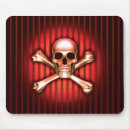 Suche nach piratenflagge mousepads Totenkopf mit gekreuzter knochen