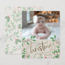 Suche nach weihnachten fotokarten Elegante typografie