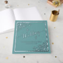 Suche nach aquamarines silber gästebücher Für sie/ihn