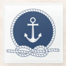 Suche nach anker und seil untersetzer Meer