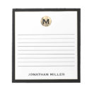 Suche nach schwarz weiß notizblock Monogramm