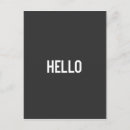 Suche nach hello postkarten Typografie