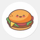 Suche nach burger aufkleber Niedlich