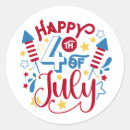 Suche nach amerikanischer unabhängigkeitstag aufkleber Typografie