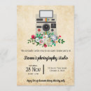 Suche nach vintage kamera einladungen Blume