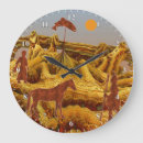 Suche nach indianer wanduhren Abstrakt