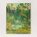 Suche nach wald puzzle Aquarell