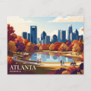 Suche nach atlanta skyline postkarten Souvenir