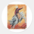 Suche nach roter stier aufkleber Aquarell