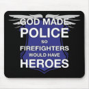 Suche nach feuerwehrmänner mousepads Polizist