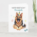 Suche nach deutscher schäferhund karten Aquarell