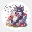 Suche nach cartoon wolf aufkleber Niedlich