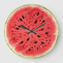 Suche nach rote wassermelone wanduhren Modern