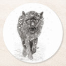 Suche nach grauer wolf untersetzer Schnee