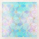 Suche nach geometrisches muster untersetzer Pastellfarben