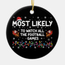 Suche nach fußballspieler ornamente Weihnachten