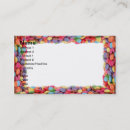 Suche nach süßigkeit visitenkarten Nahrung