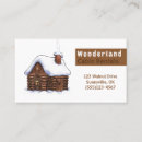 Suche nach kabinen visitenkarten Wald