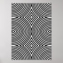 Suche nach optische täuschungen poster Monochrom