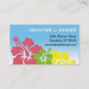 Suche nach blauer hibiskus visitenkarten Hawaiisch