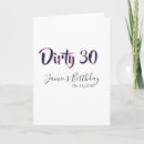Suche nach 30 geburtstag karten Kalligrafie typografie elegant