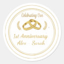 Suche nach 1 hochzeitstag aufkleber Elegant