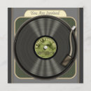 Suche nach plattenspieler einladungen Retro