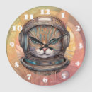 Suche nach surreale uhr wanduhren Katze