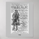 Suche nach wild west show poster Vintag