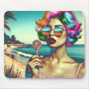 Suche nach schöne frau mousepads Retro
