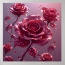 Suche nach tautropfen poster Rose