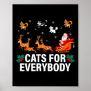 Suche nach frau mit einer katze poster Weihnachten