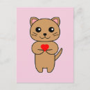 Suche nach rosa katzen postkarten Katzenfrau