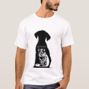 Suche nach schattenbild tshirts Hund