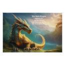 Suche nach drache kunst poster Gold