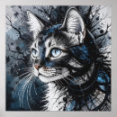 Suche nach künstlerische katzen poster Kitty