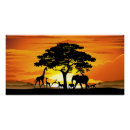 Suche nach afrikanische sonne poster Savanne