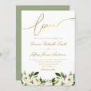 Suche nach rosa grüne hochzeit einladungen Aquarellfarben blume