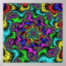 Suche nach regenbogen fraktal poster Psychedelisch
