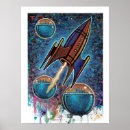 Suche nach rakete poster Scifi