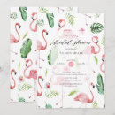 Suche nach rosa flamingo einladungen Aquarell