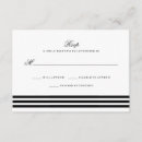 Suche nach streifen rsvp karten Schwarz