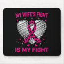 Suche nach brustkrebs krieger mousepads Wir tragen rosa