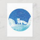 Suche nach fuchs illustration postkarten Schnee