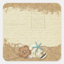 Suche nach sand und muscheln aufkleber Seestern