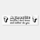 Suche nach agnostisch autoaufkleber Agnostizismus