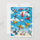 Suche nach cartoon flugzeug postkarten Flugzeuge