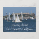Suche nach alcatraz insel postkarten Bucht von san francisco